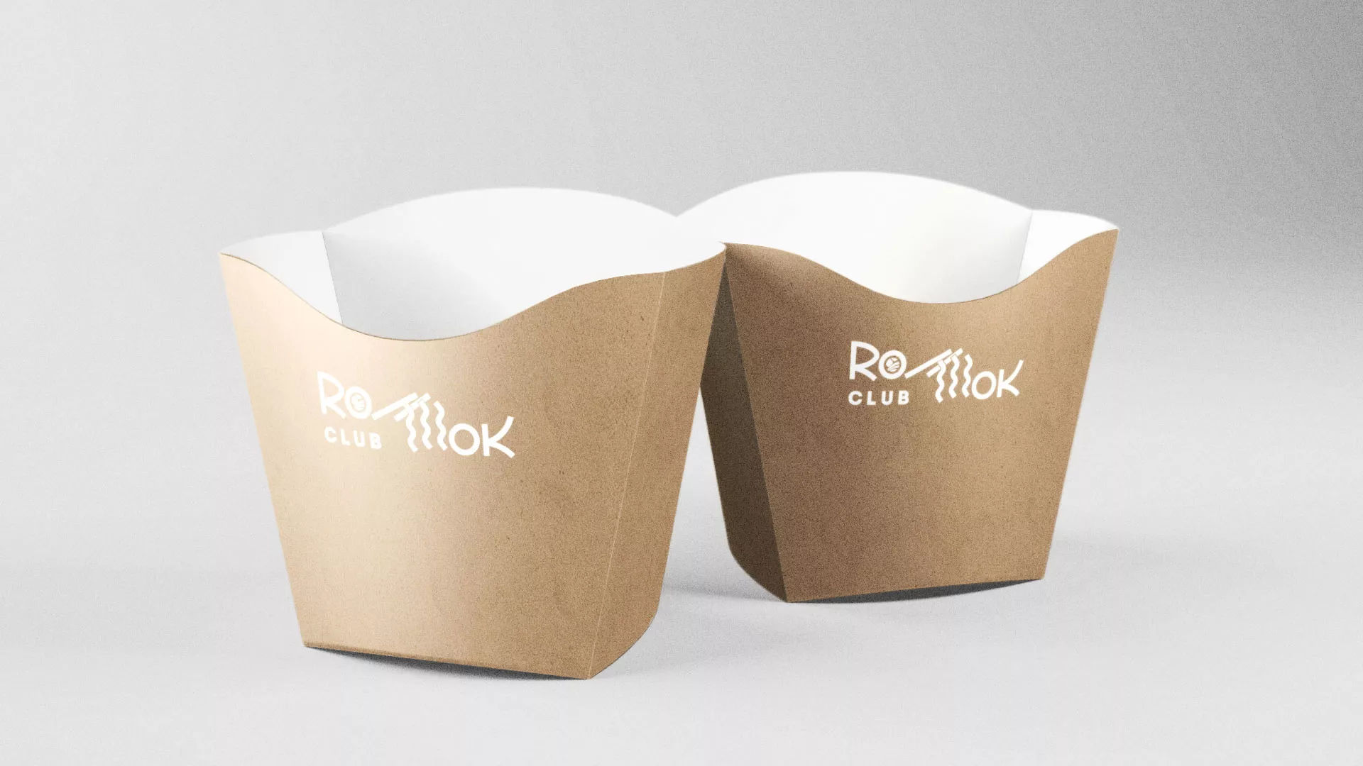 Создание логотипа суши-бара «Roll Wok Club» в Нефтеюганске